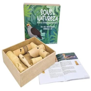 Imagem de Caixa Em Mdf Crú Com 05 Apitos + Tampa (Não Profissionais), New Art