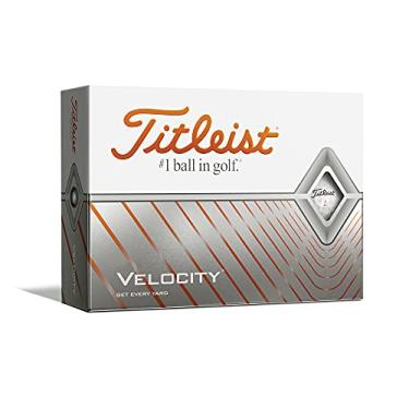 Imagem de Titleist Bolas de golfe Velocity, brancas, (uma dúzia)