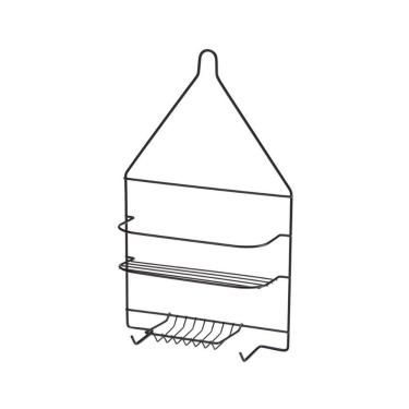 Imagem de Porta Shampoo e Sabonete Master Black