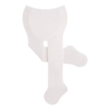 Imagem de Meia Calça De Algodão Tam 00 A 16 Off White  Pimpolho 8388