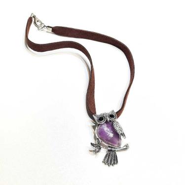 Imagem de Choker Owl Ametista