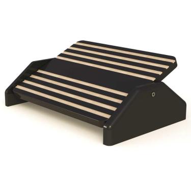 Imagem de Suporte Ergonomico Apoio Para Pés Mdf Preto