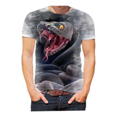 Imagem de Camisa Camiseta Cobra Serpente Anaconda Sucuri Bichos Hd 09 - Estilo K