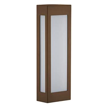 Imagem de Arandela Externa Luminária Parede 2 Lamp Quadrada Marrom 440