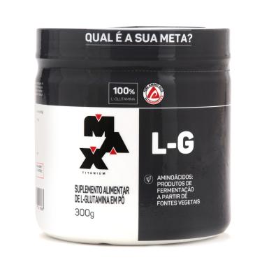 Imagem de Suplemento Alimentar de L-Glutamina em Pó L-G Max Titanium 300g 300g