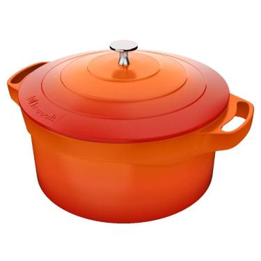 Imagem de Caçarola Baixa 28 cm 7,2 Litros em Alumínio com Revestimento Cerâmico Le Cook