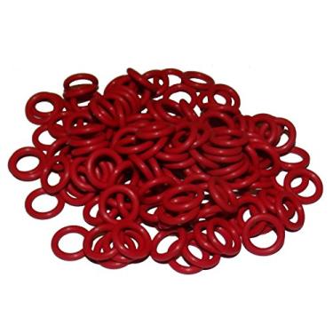 Imagem de Captain O-Ring - Rubber Oring Keyboard Switch Dampeners/Sound Reducers Red [40A-L 0.2mm] Reduction (135 pcs w/ screen cloth)