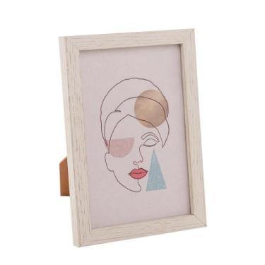 Imagem de Porta Retrato De Mdf Palha 15cm X 20cm - Lyor