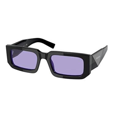 Imagem de Óculos de Sol Prada PR06YS 02Z01O Preto Lente Violeta Tam 53