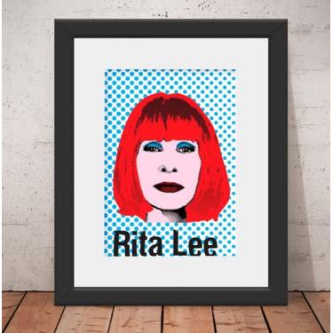 Imagem de Quadro Rita Lee 56x46cm Vidro + Paspatur U2796