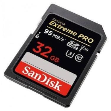 Imagem de Cartão Memória Extreme Pro Sandisk 32GB sdhc 4k 95mb/s