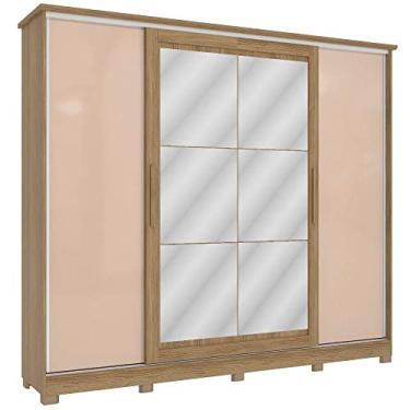 Imagem de Guarda Roupa/Roupeiro Kappesberg Cb01n565-ngmc 4 Portas 4 Gavetas Com Espelho 234x265x58cm