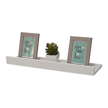 Imagem de Prateleira Porta Quadros 90 x 10cm Branca Suporte Invisível