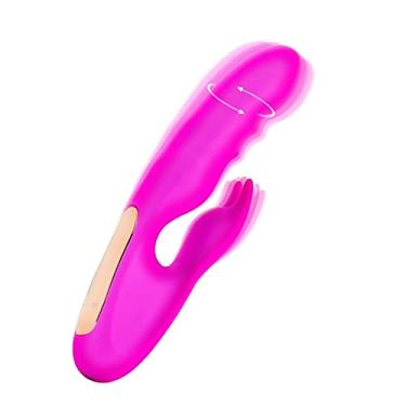 Imagem de Vibrador Silicone Ponto G Coelho Recarregável Estimulador Clitóris À Prova D'água Dupla Estimulação Zatla Shop
