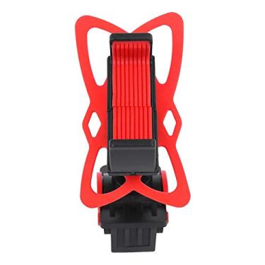 Imagem de Naroote 【】 Suporte para celular para bicicleta, com suporte para celular de bicicleta de esponja à prova de choque, acessório resistente e durável para ciclismo de ciclista (suporte de telefone)