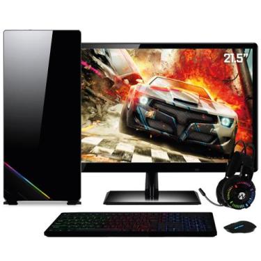 PC Gamer Completo Intel Core i5 8GB Geforce GTX 1050 Ti 4GB GDDR5 HD 1TB  Monitor 21.5 Full HD Kit Gamer EasyPC - Computador Gamer - Magazine Luiza