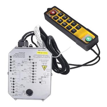 Imagem de Controlador de Elevação, Frequência de Transmissão de 800MHz, Controle Remoto Anti-interferência do Guindaste Com Indicador LED para Bomba de Concreto (220 V)