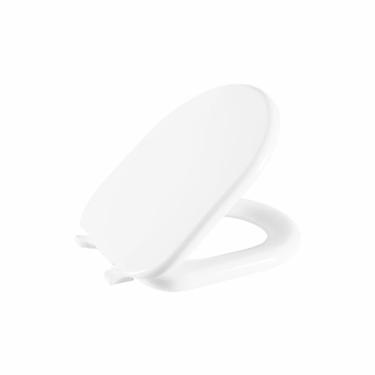 Imagem de Assento Sanitário Estoril Branco Tampa para Vaso Luzarte Almofadado