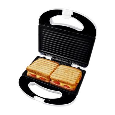 Imagem de Sanduicheira Elétrica Mini Grill Antiaderente 750W Branca Best (220V)