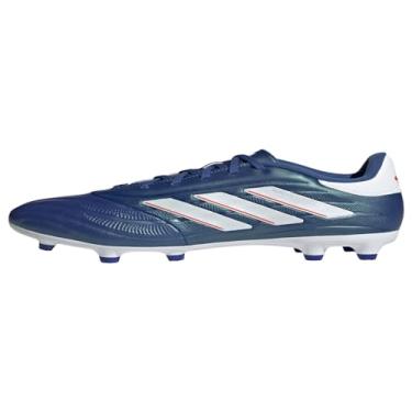 Imagem de adidas Tênis unissex para adultos Copa Pure Ii.3-Firm Ground, Azul lúcido/branco/vermelho solar, 38 BR