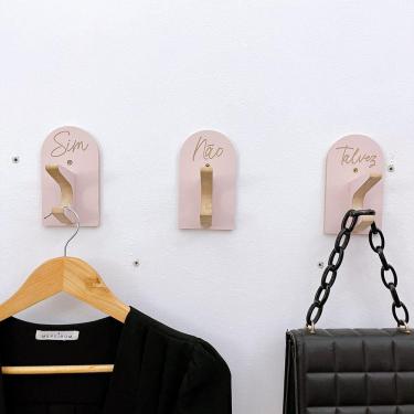 Imagem de 15 Ganchos Provador de loja roupas boho premium capela arco