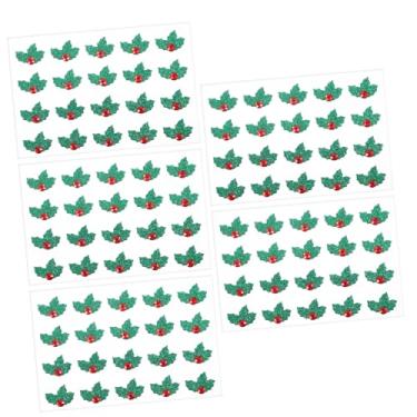 Imagem de Wakauto 10 Folhas adesivos de decoração de natal adesivos de natal faça você mesmo decoração de cristais decoração de diamante adesivos de folha de natal Desenho animado