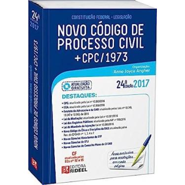 Imagem de Código De Processo Civil: Constituição Federal E Legislação - 2017 + N