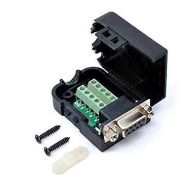 Imagem de Módulo de sinal de conector de terminal Oiyagai DB9 macho 9 pinos para parafuso, Female-Nut