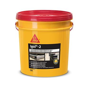 Imagem de Sika - Impermeabilizante asfáltico - Igol-2 Preto - Concreto, fibrocimento e argamassa - Fácil aplicação - Galão 3,6L