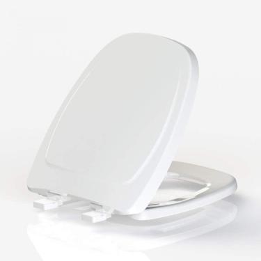 Imagem de Assento Sanitário em Polipropileno para Louça Monte Carlo Soft Close Tupan Branco
