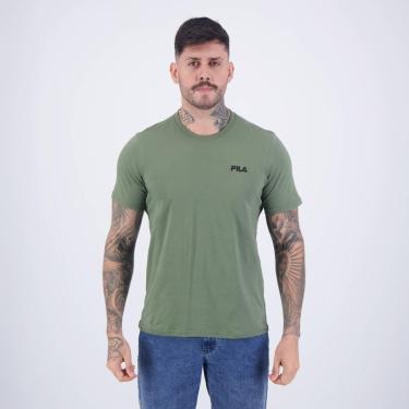 Imagem de Camiseta Fila Classic II Verde-Masculino