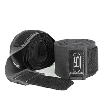 Imagem de Bandagem Elástica 5 Metros - Luta Boxe Mma Muay Thai (Cinza Escuro)