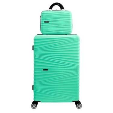 Imagem de MALA COM FRASQUEIRA VIAGEM 4 RODAS DUPLA 360° ABS - SANTINO-Unissex