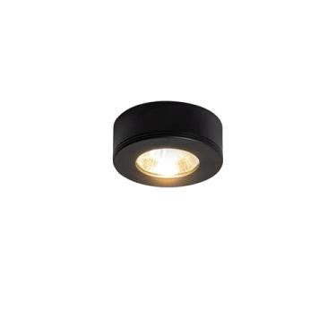Imagem de Spot Sateri Sobrepor (Redondo) (D)7,3Cm (A)2,6Cm Preto 1Xled 5W 50° 3000K 400Lm Irc 80 Ip20