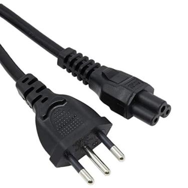 Imagem de Cabo de Força Notebook Tripolar 3 Amperes, Bitola 0,50, de 1,50 mts