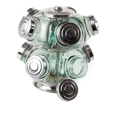 Imagem de Baleiro Duplo Grande Giratório Com Base Reforçada Rolamento