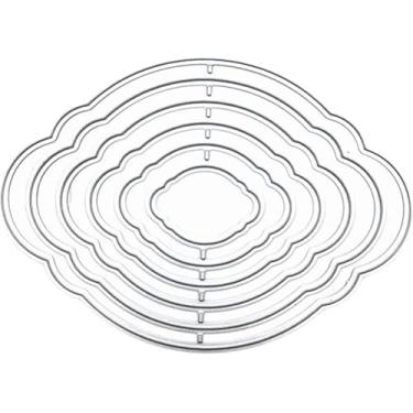 Imagem de Marcador de livro de aninhamento cortado para fazer cartões, matrizes de corte de metal, parabéns, cortes, aniversário, estampagem, estêncil, modelo para decoração de scrap-booking, cartão de bênção