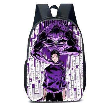 Imagem de MOCHILA ESCOLA INFANTIL JUVENIL ANIME BIXO ENCIMA DO MENINO-Unissex