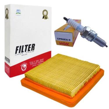 Imagem de Kit Filtro Ar, Vela Biz 125 2009 Á 2010 - VALFLEX/NGK