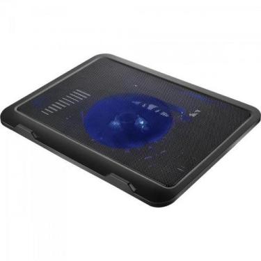 Imagem de Suporte Para Notebook Com Cooler Acoplado Ac263 Multilaser, Único, Azu