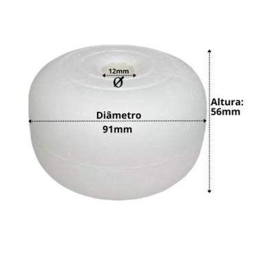 Imagem de Kit 25 Boia Para Rede Modelo Robalo Flutuador Isopor Para Cortiça de R