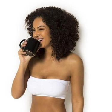 Imagem de Top Faixa Trifil C03886 Bojo Removível, M, Branco