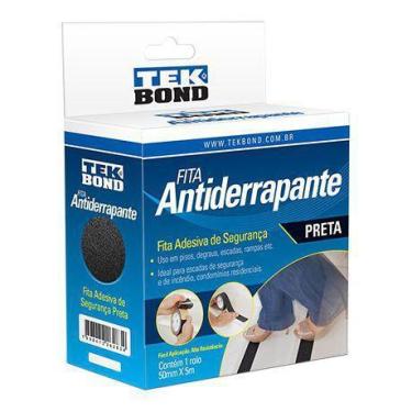 Imagem de Fita Antiderrapante Preta 50x5 Tekbond