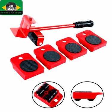 Imagem de Levantador Movedor De Móveis Pesados Com Alavanca e Rodinhas - REIS VA