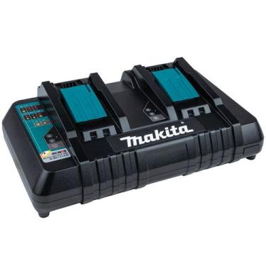 Imagem de Carregador Rápido de Bateria Duplo 18v 220v - Dc18rd Makita