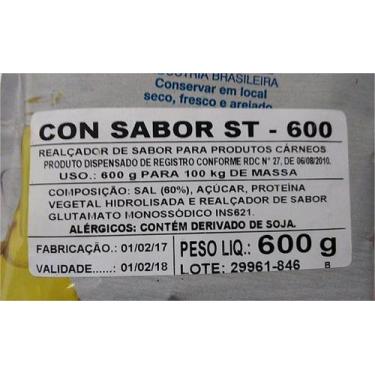 Imagem de Realçador de Sabor Linguiça Kafta Presunto Salame Embutidos 600g - con