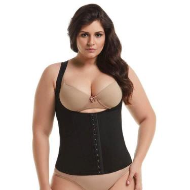 Imagem de Colete Modelador com Barbatanas Mondress 930RE Plus Size - Cetinete - 