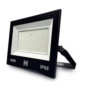 Imagem de Refletor LED 300w Holofote Prova d'água Frio - Branco Frio - MX