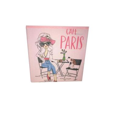 Imagem de Caixa Feminina Estampada Para Decoração E Organização - Organibox, Caf