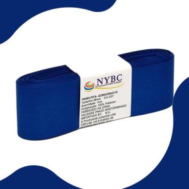 Imagem de Fita Para Laço De Gorgurão Azul Royal - 22mm C/10 Metros - Nybc